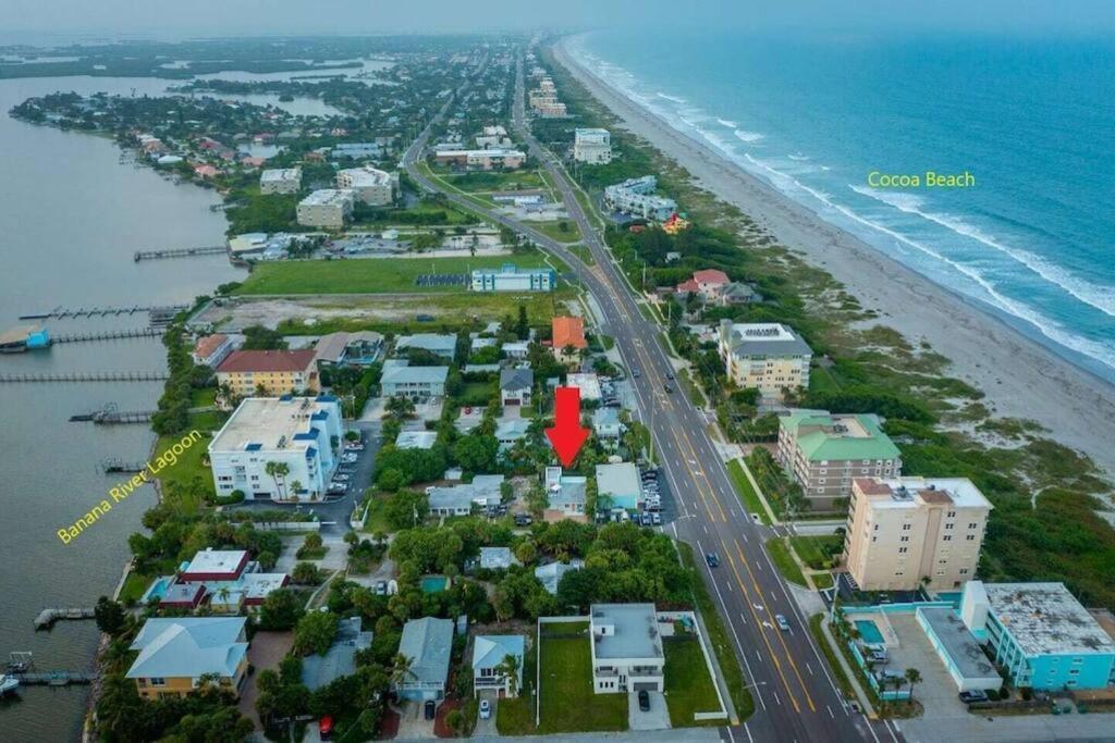 Beach House W/Putting Green/Game Rm/Rooftop Deck Cocoa Beach Exteriör bild